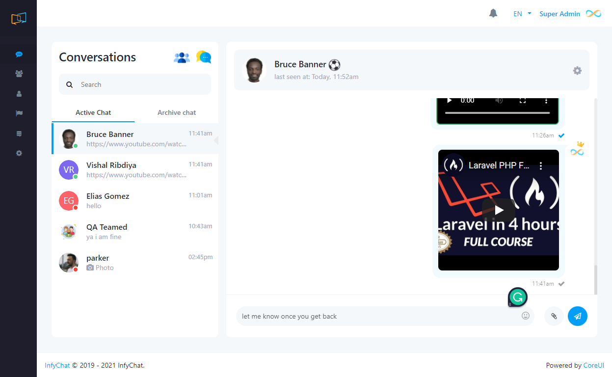 OscioYoga Class Features